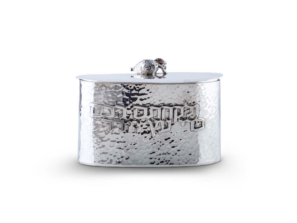 Hammered Sterling Silver Etrog Box