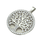 Tree of Life Large Pendant – 14K Gold and Diamonds