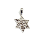 Star of David Pendant – 14K Gold Stars in