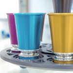 Multi-Color Wine Fountain with 8 Kiddush Cups