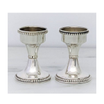 Sterling Silver Beaded Candlesticks for Tealights