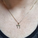 Chai Pendant – Small in 14K Gold
