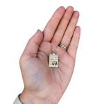 Western Wall Chai 14k Gold Pendant