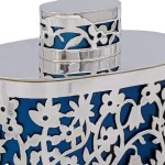 Floral Sterling Silver Etrog Box – Choice of 2 colors