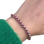 Kabbalah Protection Bracelet with Red String in 14k Gold