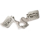 Sterling Silver Kotel Name Tallis Clips