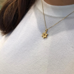 Star of David Pendant -18k Gold Dual Layered
