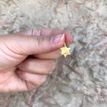 Star of David Pendant -18k Gold Dual Layered