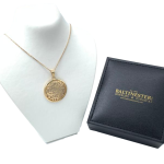 14K Gold 3D Rounded Shema Israel Pendant