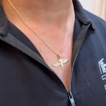 Israel Army Pendant 14k Yellow Gold