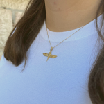 Israel Army Pendant 14k Yellow Gold