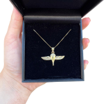 Israel Army Pendant 14k Yellow Gold