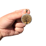 14K Gold and Diamond Tree of Life Pendant