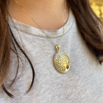 14K Gold and Diamond Tree of Life Pendant