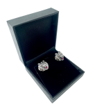 Sterling Silver Ruby Lion of Judah Cufflinks