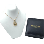14k Gold and Precious Stones Choshen Pendant