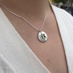 14K Gold and Silver Star of David Ana B’koach Kabbalah Pendant Necklace Set