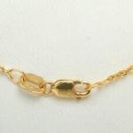 14k Gold Roman Glass Yemenite Necklace