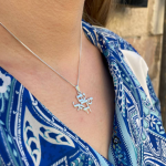 Am Israel Chai Pendant in 14K Gold – Small