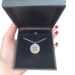 14K Gold and Silver Star of David Ana B’koach Kabbalah Pendant Necklace Set