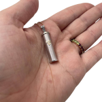 Mezuzah Protection Pendant with Shin -14K Two tone Gold