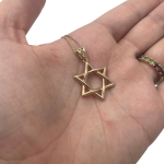 Star of David Pendant in 14K Gold