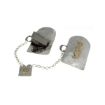 Stunning Gold and Silver Shema Israel Tallit Clip