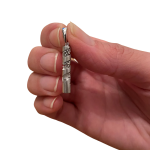 Mezuzah Pendant with Shema Yisrael in 14K Gold