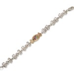 14K Gold and Silver Kabbalah Bracelet with Hoshen Gems