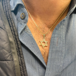 Classic 14k Yellow Gold Star of David Pendant Medium