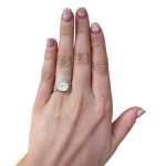 14K Yellow Gold Chai Stamp Ring
