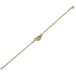 14K Gold Chain Bracelet with Hoshen Gems