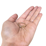 14K Yellow Gold Chai Stamp Ring