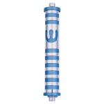 Aluminum Striped Mezuzah (Medium)