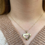 14k Gold Ani L’Dodi Infinity Pendant