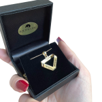 14k Gold Ani L’Dodi Infinity Pendant
