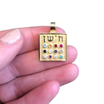 Twelve Gemstone 14K Gold Choshen Pendant
