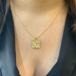 Twelve Gemstone 14K Gold Choshen Pendant