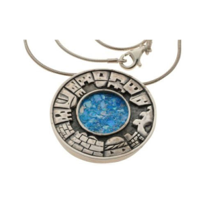 Roman Glass Jerusalem Necklace