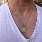 Emblem of Israel Pendant in 14k Yellow Gold
