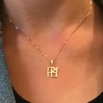 14k Gold Ahava Love Pendant