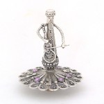 Sterling Silver Klezmer Dreidel with Filigree Work