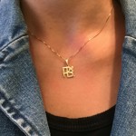 14k Gold Ahava Love Pendant