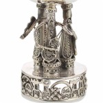 Silver Music Band Eilat Stone Kiddush Cup