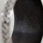 Personalized Silver Napkin Rings with Filigree Borders