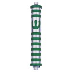 Aluminum Striped Mezuzah (Medium)