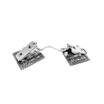 Silver Custom Name Prayer Shawl Tallit Clips