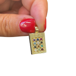 Precious Stones Choshen 14k Gold Pendant