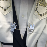 Priestly Blessing Silver Tallit Clips