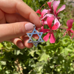 14k Gold Large Heavyweight Star of David Pendant
